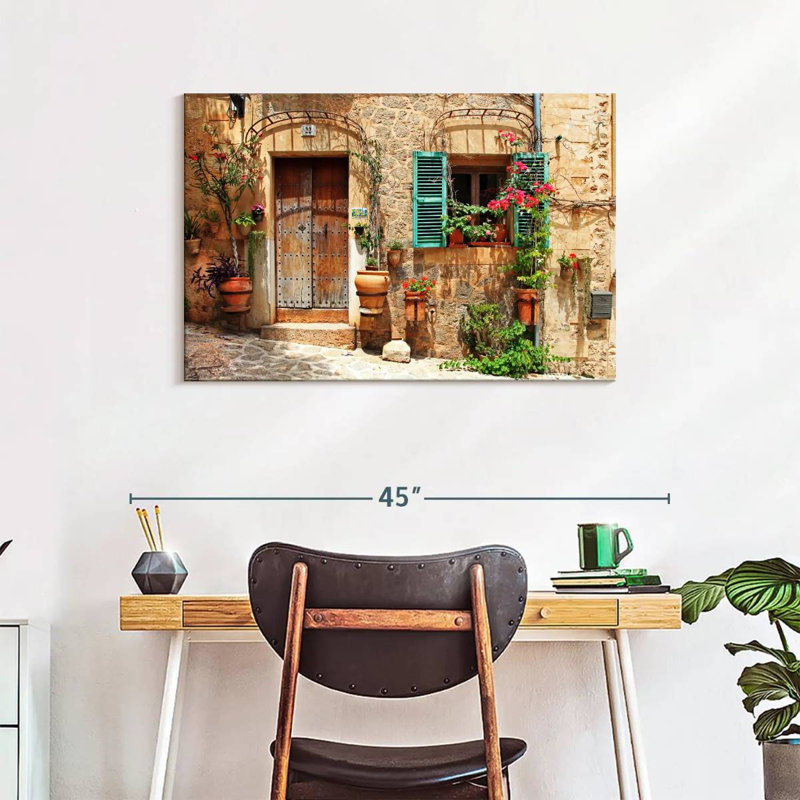 Lilie, rue charmante espagnole, H 24 po x l 36 po
