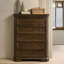 Ensemble de lit avec panneau, commode, table de chevet et commode Maderne-75911343