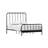 Sebbie Metal Complete Bed With Polydeck, Black-1870428537