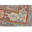 Tapis oriental gris en laine noué à la main Nabeel