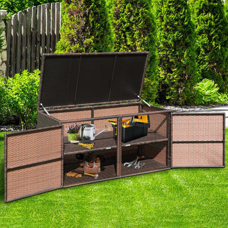 Flash W Deck Box, Brown