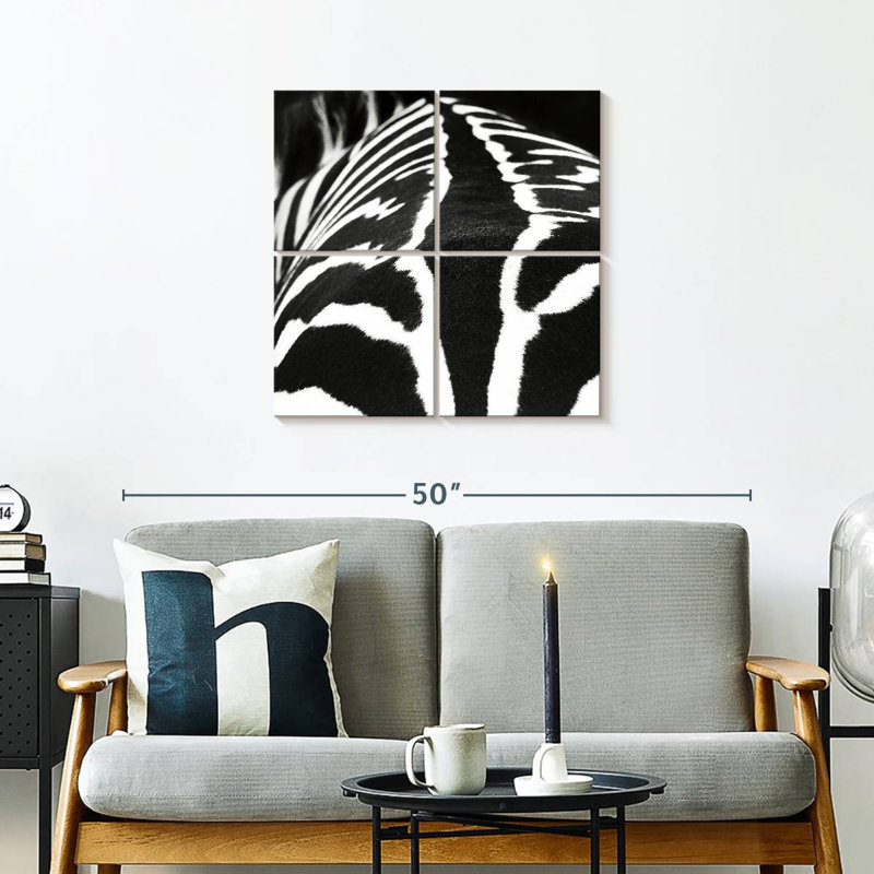 Brampt Zebra Stripes Pattern VI, 26" H x 26" W