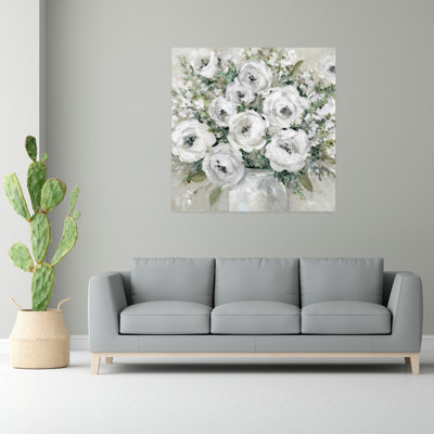 Art mural simple Simply Soft Flower