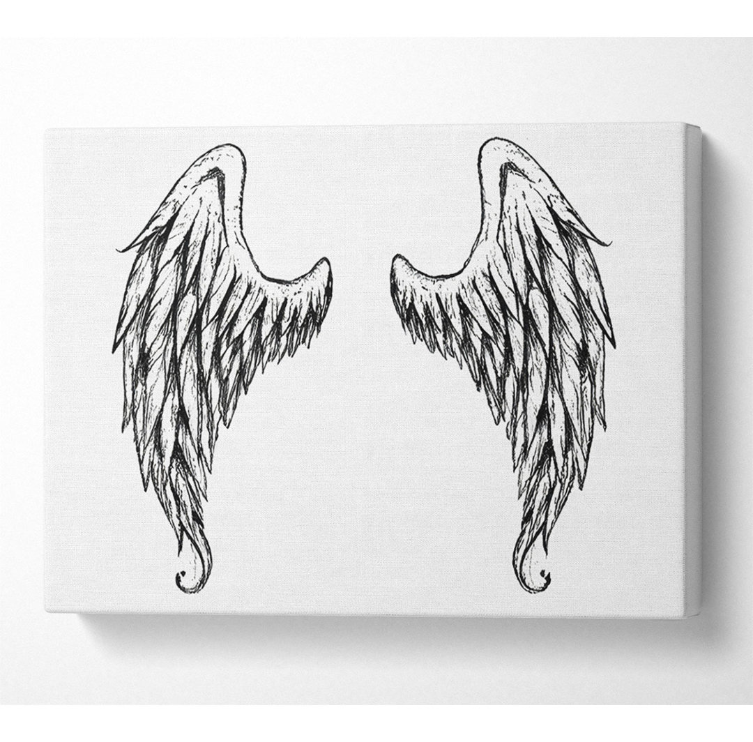 Demon Wings - Kunstdrucke auf Leinwand - Wrapped Canvas