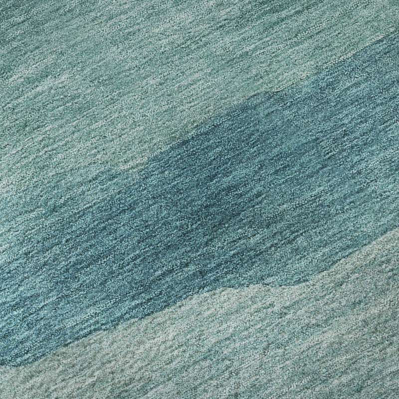 Premium Machine Washable Alijah AMF1254 Stripes Rug, Round 8'