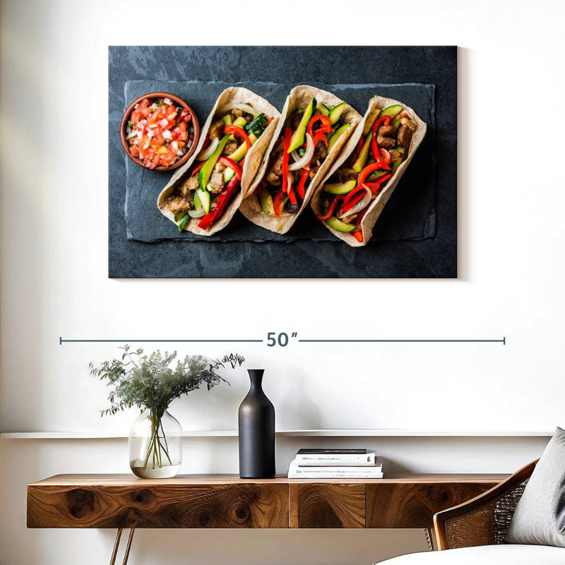 Yarlin Tacos De Cerdo, 26" H x 39" W
