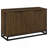 Thurston Dark Pine 4-Door Engineered Wood Accent Cabinet