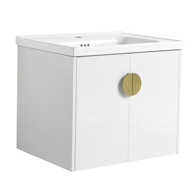 Meuble-lavabo à fermeture en douceur 24 po avec lavabo