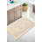 Luxurious Cream Bathmat, 23.6 x 39.4 Inches | 100% Polypropylene, 1.3 lbs/sq yd | Non-Slip Natural Latex Sole, 0.5 mm Pile & Sponge Height | Machine Washable, Perfect for Bathroom Safety & Comfort-1457494046