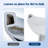One Piece Toilet, Elongated Dual Flush 0.8/1.28 GPF Toilet