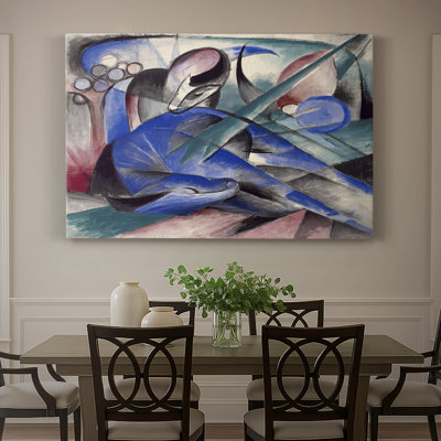 «Dreaming Horse» (Träumendes Pferd) -Franz Marc-Gallery, toile tendue-1913