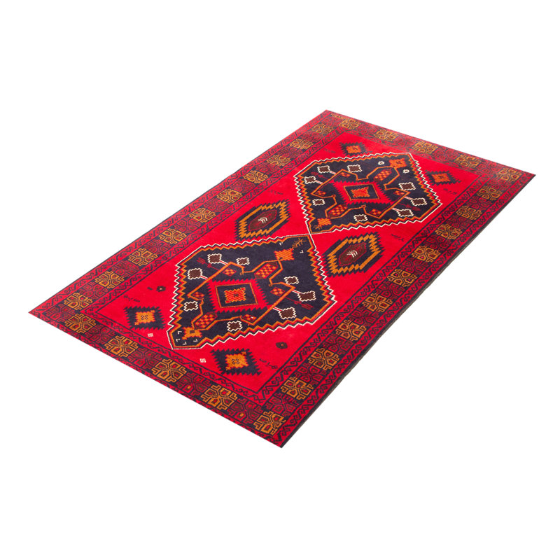Teimani Red Rug 3'6" x 6'1"