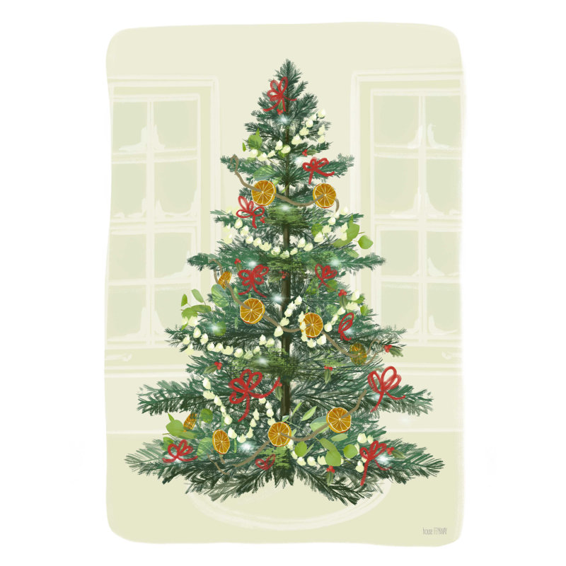 Old Fashioned Christmas - reproduction sur toile tendue, H 16 po x l 12 po