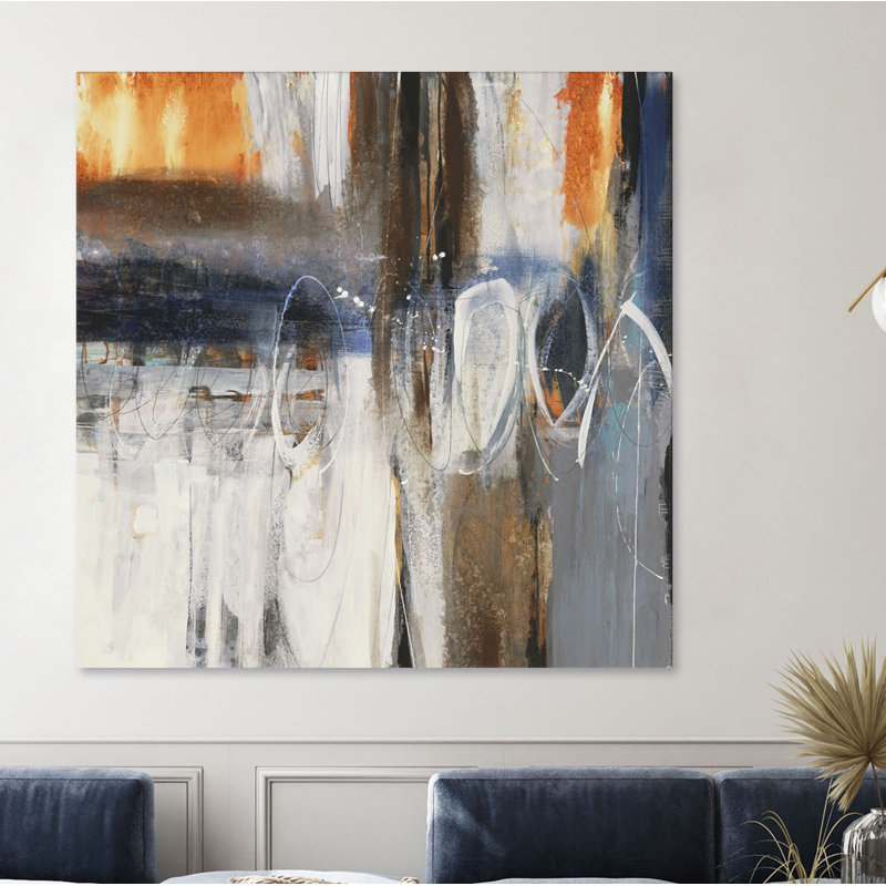 «Back to the future» par Liz Jardine, reproduction d'art sur toile tendue, H 84 po x l 84 po x P 1,5 po
