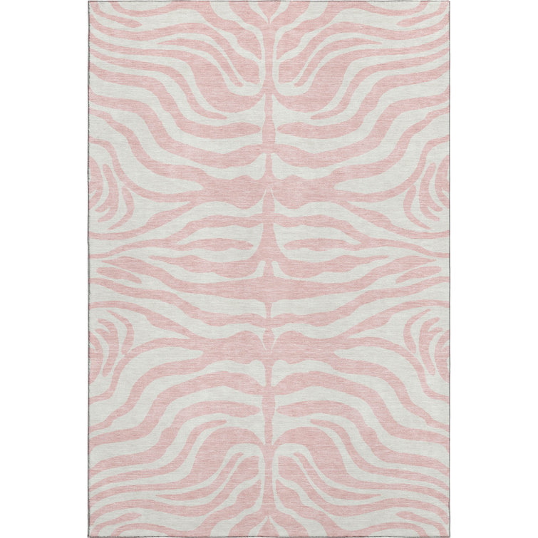 Premium Machine Washable Kian AMF1042 Animal Print Rug