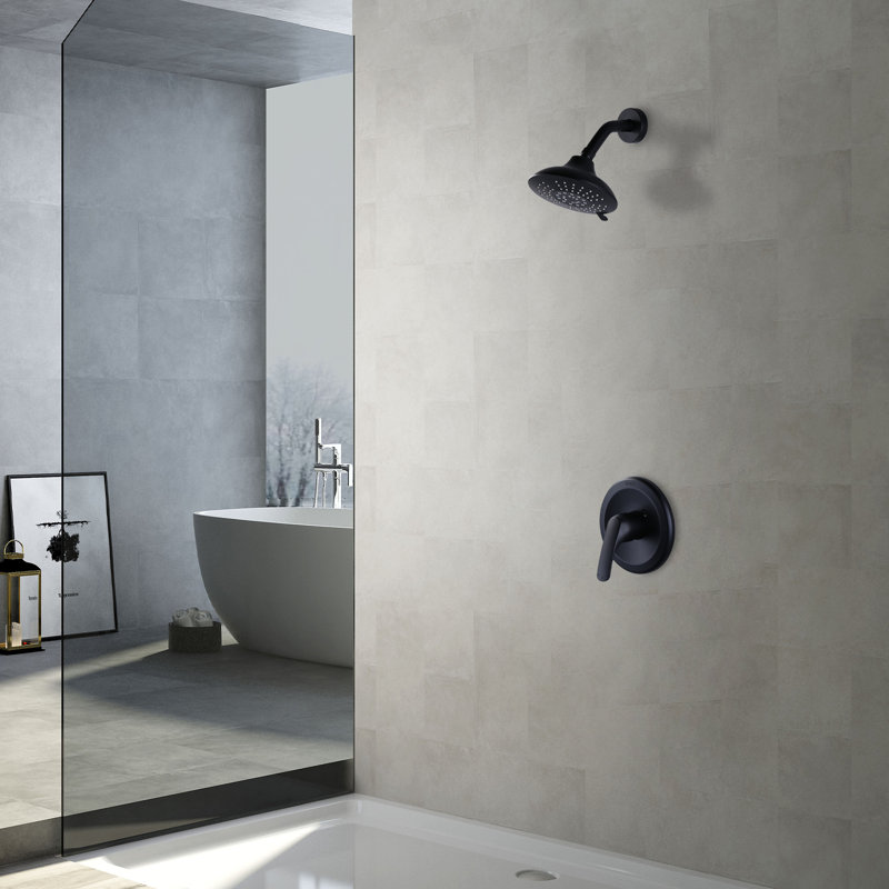 Tub & Shower Faucet, Matte Black