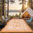 Reversible Floral Outdoor Rug Stain Resistant Waterproof UV Resistant Washable Lightweight Plastic Straw Mat for Patio Backyard Camping Beach-2086299520-2086299523