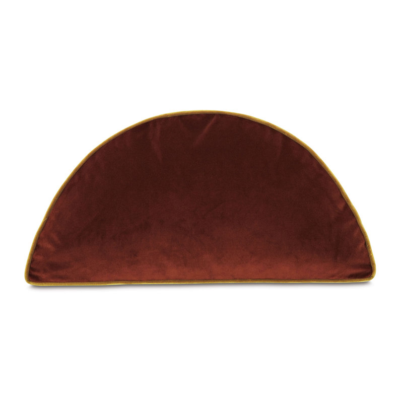 Uma Velvet Pillow Cover & Insert, Orange