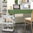 Slim Rolling Storage Cart, 3 Tier Storage Organizer Utility Cart Mobile Shelving Unit-1500619016