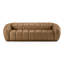 Ekwok - Modern Tan Leather Sofa