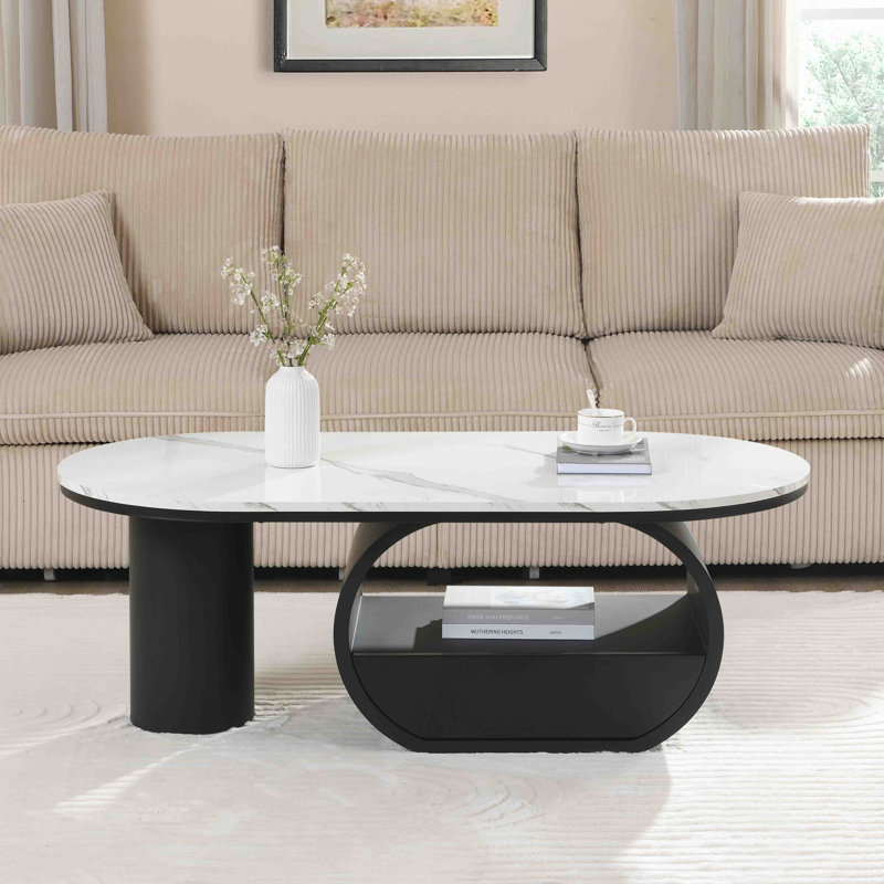 Table basse de luxe moderne, table de centre pour le salon