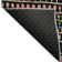 Premium Machine Washable Prisco Black Rug