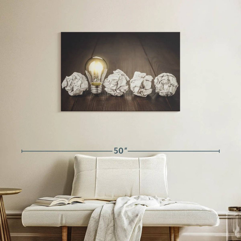 Alcaraz Bright Idea, 24" H x 36" W