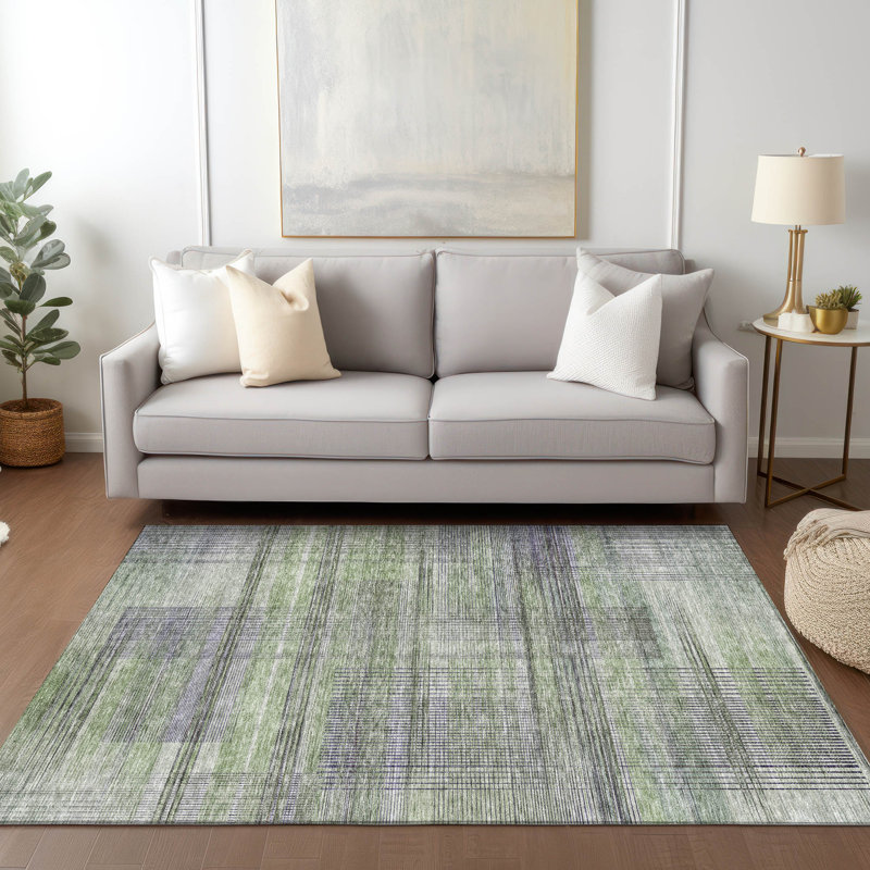 Tapis antidérapant Charlianne, Rectangle 5 pi x 7 pi 6 po