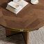 Table de conférence ronde avec base en X pour 4 personnes ou petite table de réunion
