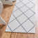 Tapis ivoire / gris en coton Gabriel