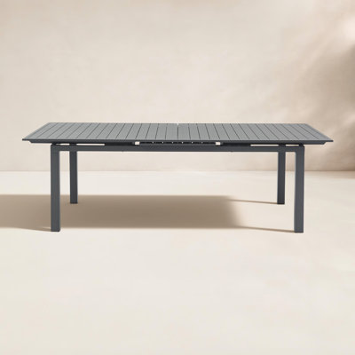 Basurto Extendable Aluminum Dining Table