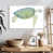 Cadre flottant blanc