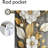 2Pcs Decorative Flower Curtains, Gold and White Floral Design, Rod Pocket Light Filtering, Elegant Modern Style, All-Season For Living Room Bedroom Home Decor-602154913