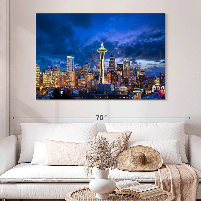 Sireci Space Needle Standout, 34" H x 51" W