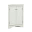 Armoire de salle de bain triangulaire grise - tablettes réglables pour plus de commodité-1490713211