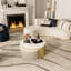 Solid Coffee Table with Storage