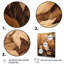 «Brown Beige Leafs Harmony III», reproduction sur toile-1576864397-1576864398