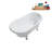 57.5'' x 29.5'' Soaking Acrylic Bathtub-83636127-83636119