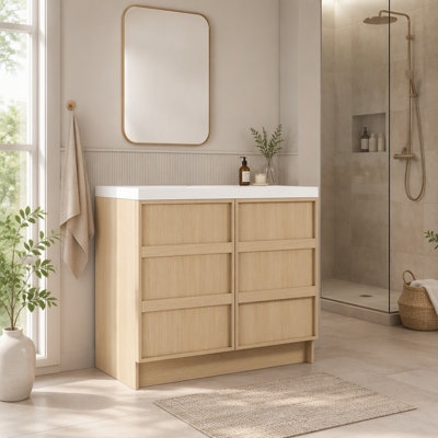 Freestanding Standard With Ceramic Top