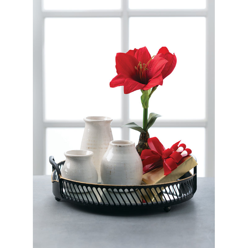 Mcquade Ceramic Table Vase, White