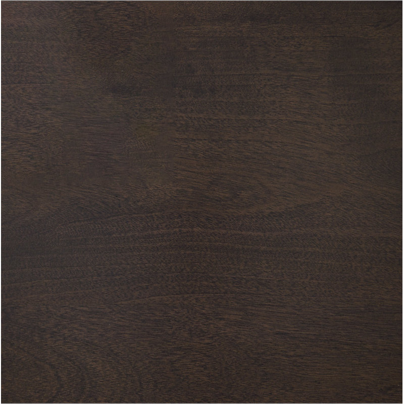Table de bout de style moderne avec finition espresso et tiroir en queue d'aronde