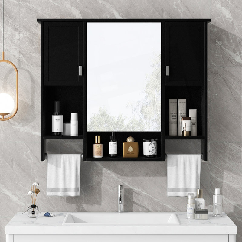 Armoire de salle de bain murale moderne avec miroir