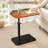 Adjustable Side Table, C Shaped End Table For Couch, 360° Swivel Small Side Table End Tables For Living Room, Bedroom, TV Tray Table For Couch