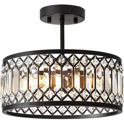 Plafonnier semi-encastré Modern Crystal