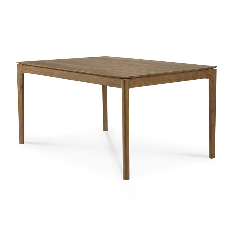 Bok Solid Wood Dining Table, 30"H x 63"L x 31.5"W, Brown