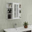 Armoire à pharmacie avec miroir, armoire de salle de bain murale avec porte miroir