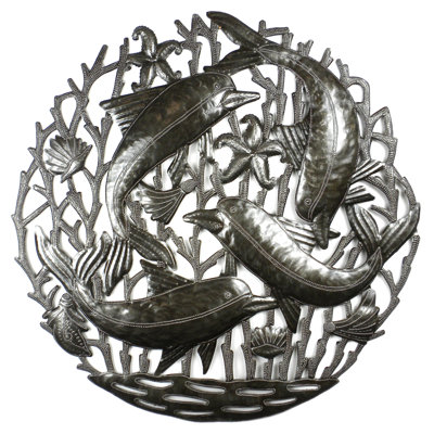 Handmade Coastal Wall Decor on Metal