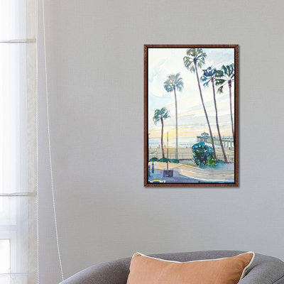 Manhattan Beach Pier 1 Piece Painting on Canvas
