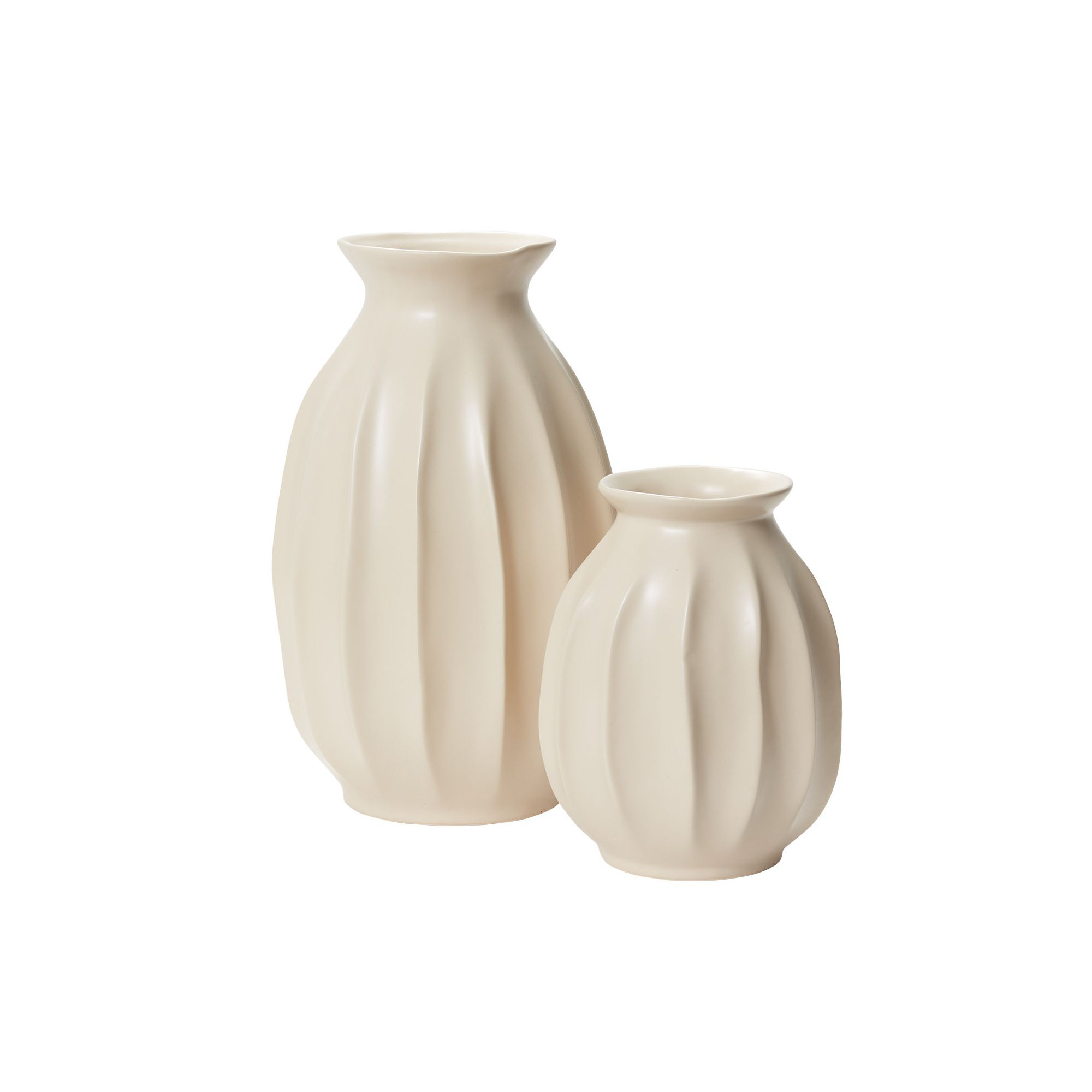 Ackerman Handmade Ceramic Table Vase, 9.25" H x 7" W x 7" D