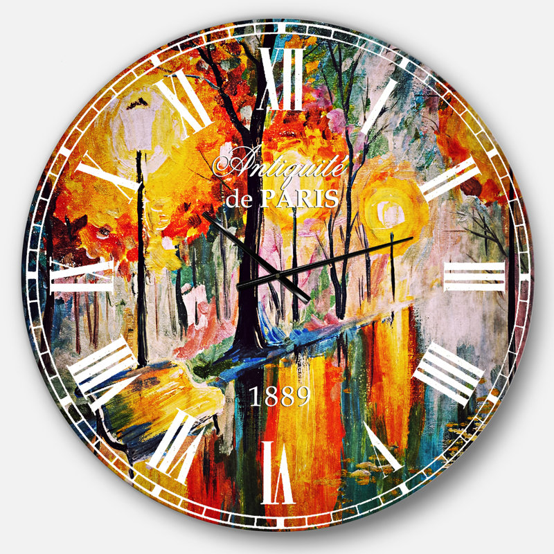 Horloge murale Swigart, Surdimensionné